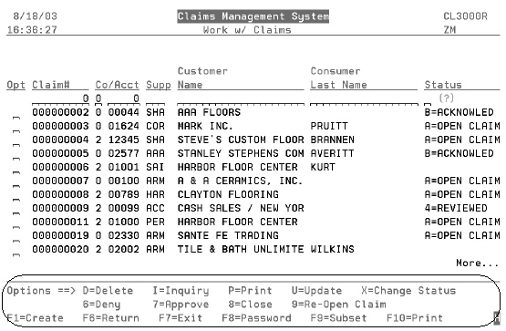 Claims Management